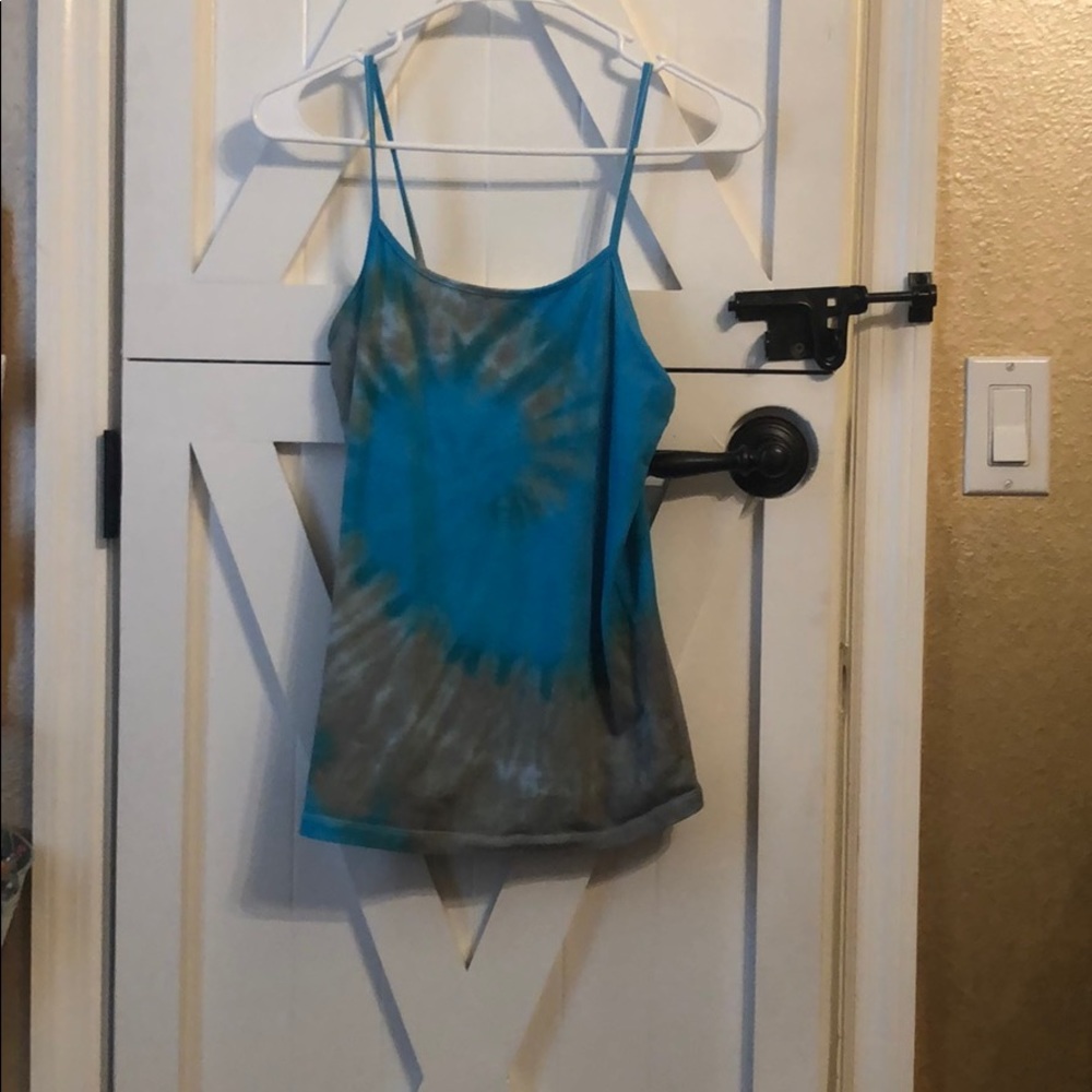 Tie dye spaghetti strap tank top :)